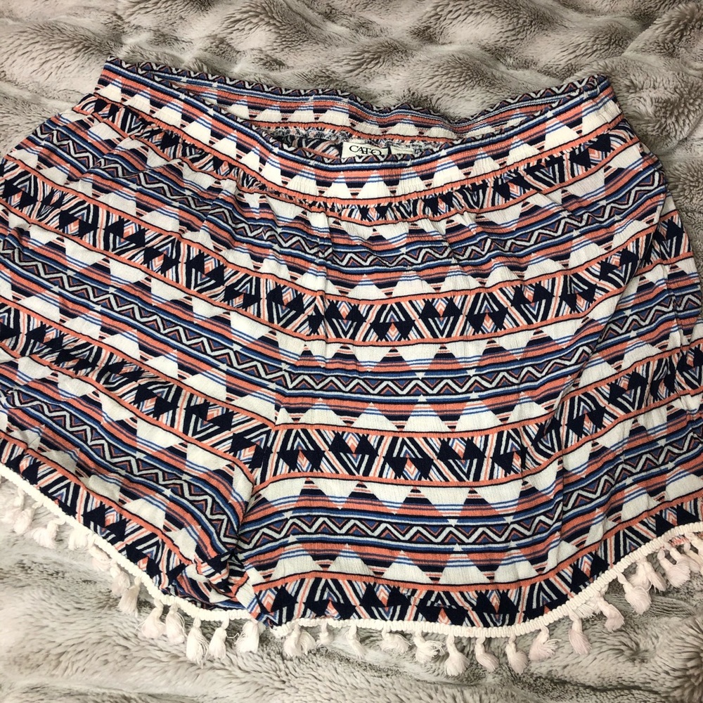 fringe shorts